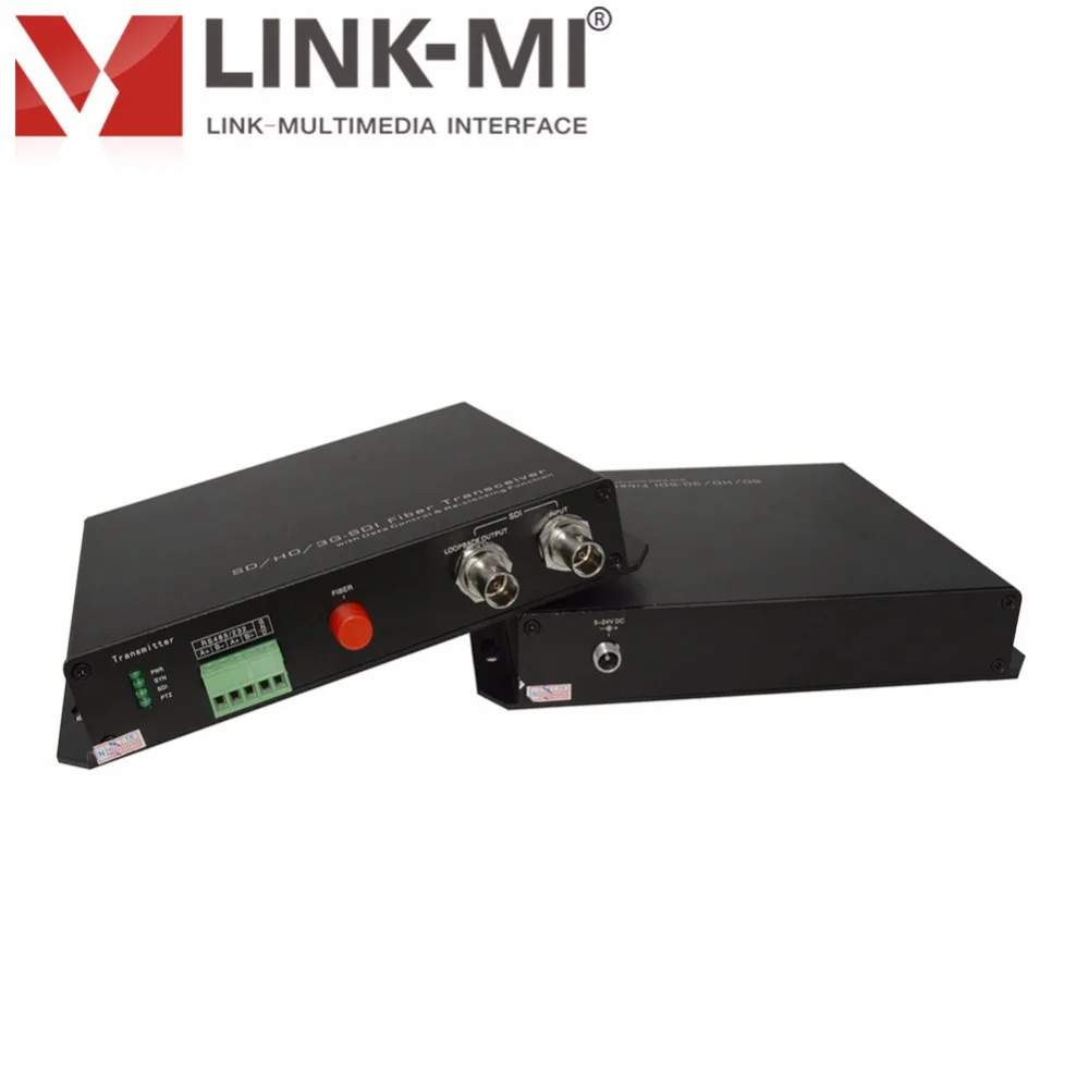 LINK MI SD/HD/3G SDI Волоконно Оптическая передача через волоконно оптический передатчик