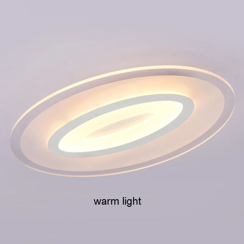 Тонкий акриловый светодиодный потолочный светильник для дома гостиной спальни