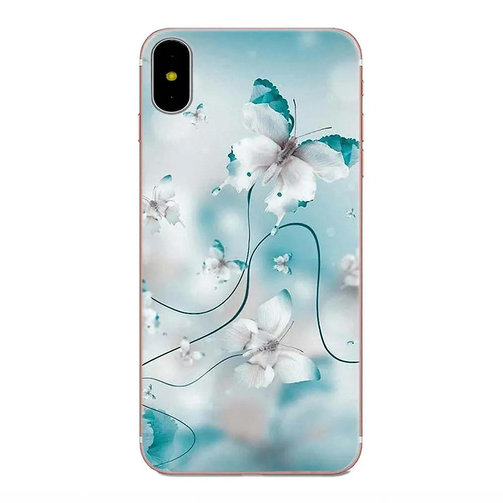 as picture Для Galaxy Alpha Core Note 2 3 4 S2 A10 A20 A20E A30 A40 A50 A60 A70 M10 M20 M30 мягкие сумочки для аксессуаров милое платье с бабочками и цветами - Цвет: as picture