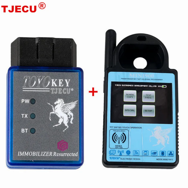 ND900 мини транспондер ключ программист плюс TOYO OBD II PRO Поддержка всех ключей для Toyota