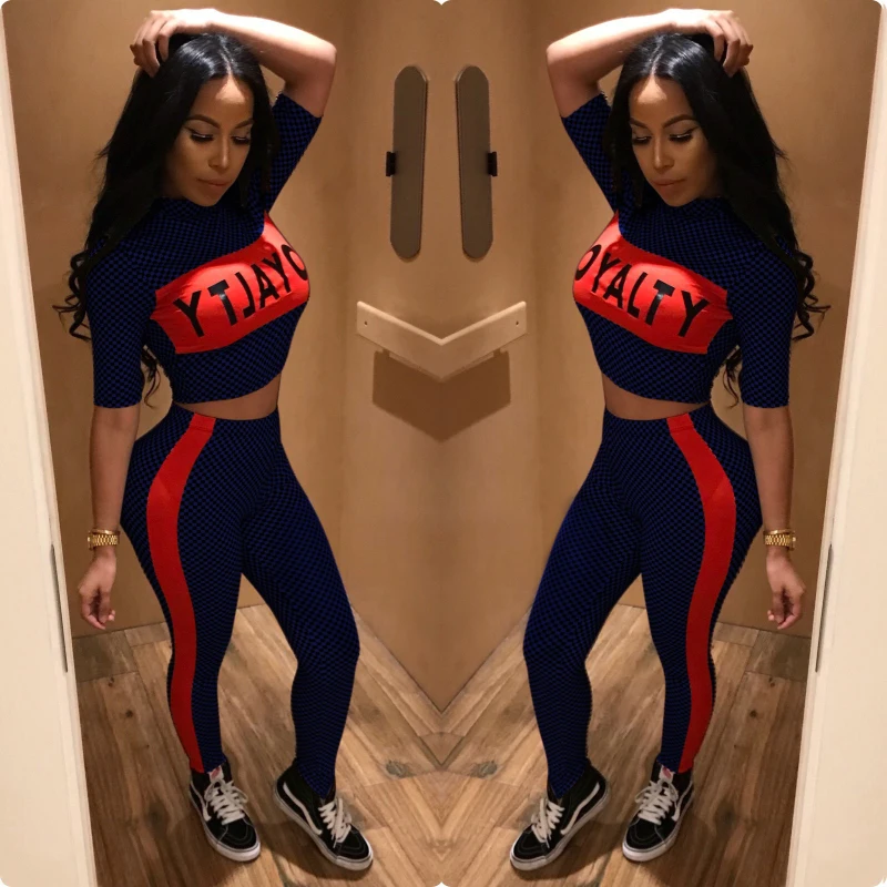 Boayours 2018 Casual Ladies 2 Piece Set Print Jumpsuit Women Tops Rompers Long Pants Autumn Short Sleeve Sexy Bodysuit Overalls | Женская