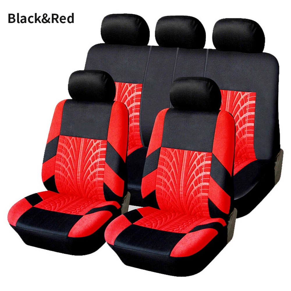 

Universal Automobile Car Seat Cover Fashion Styling Full Set Front Seats Car Seat Protector Covers Auto Interior Accessories