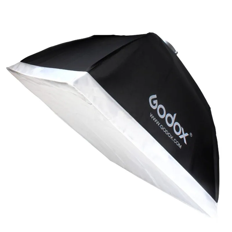 Патрон лампы Godox 5 в 1 E27 многопатрон трехцветный свет + софтбокс 60*60 см освещение