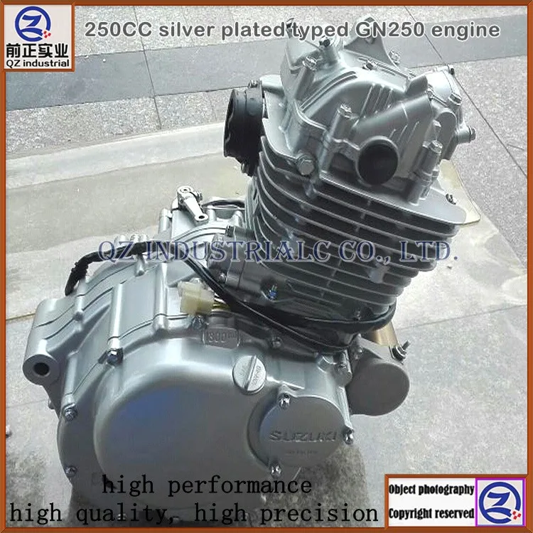Новое и оригинальное качество Посеребренная версия для SUZUKI 250cc GN250 двигатель мотоцикла