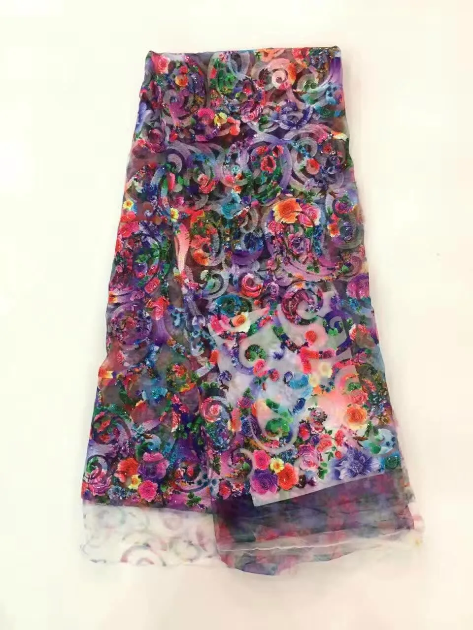 2017 бисера Камни кружева в африканском стиле высокого качества тюль кружевной