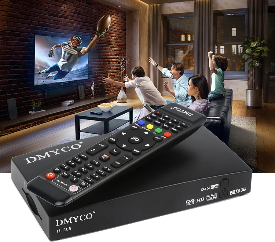 Спутниковый ресивер D4S Plus HD Европа каналы на 1 год Испания DVB-S2 спутниковый ресивер H.265 ТВ Декодер для тюнера+ wifi