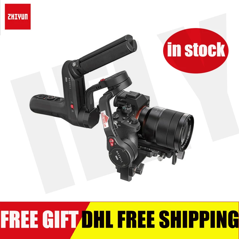 Zhiyun weebill лаборатории карданный 3-осевой Ручной Стабилизатор Для беззеркальных Камера Lumix GH5S GH5 sony A9 A7S2 PK DJI Ronin S Moza