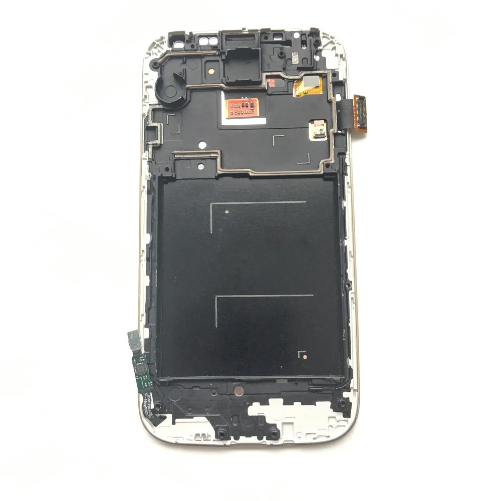 ЖК дисплей с рамкой для SAMSUNG Galaxy S4 сенсорный экран 5 0 дюйма i9500 i9505 i337 i9506 i9515|Экраны