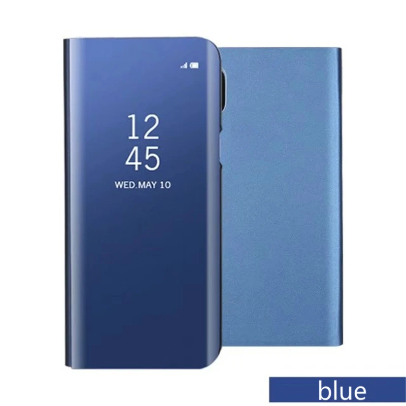 Роскошные Зеркало флип чехол для Samsung Galaxy S8 S9 плюс S6 S7 Edge Plus A5 A8 2018 Примечание 8 9