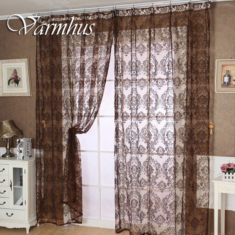 Varmhus Европейский Тюль домашний отель кафе весна лето кофейные занавески для окон