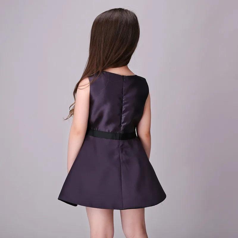 Девушки принцесса печатных малышей платья летние для девочек новые печати