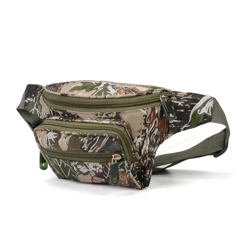 Камуфляжная Мужская поясная сумка для путешествий нагрудная на ремне военная