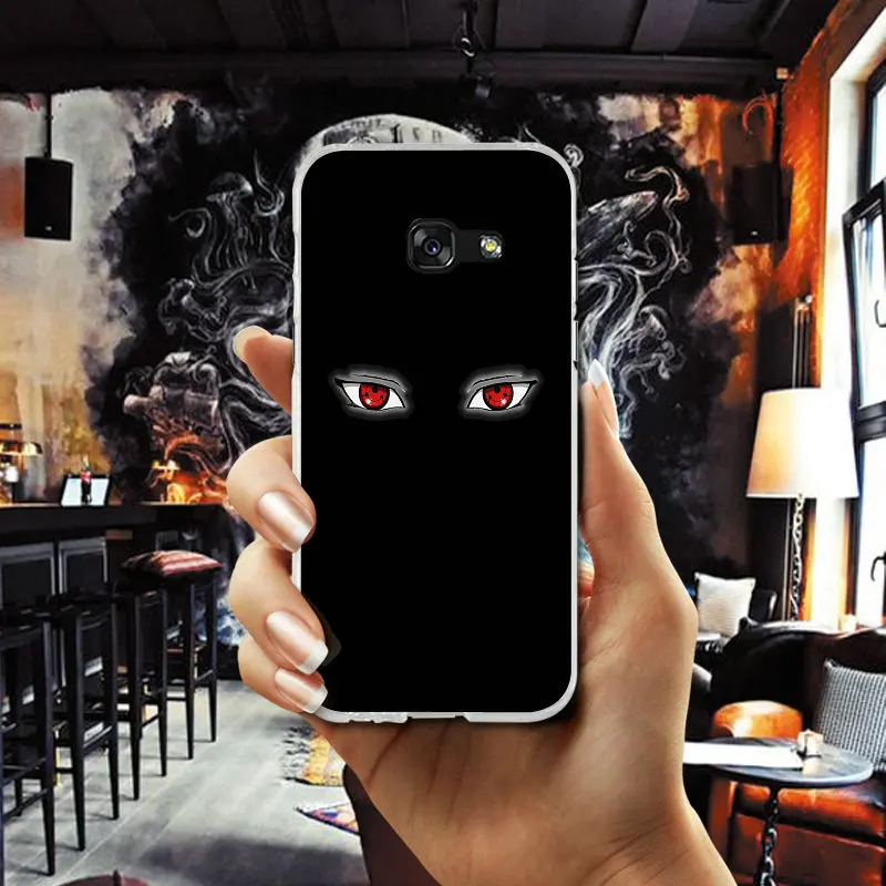 Ботинки в стиле аниме Naruto Akatsuki дизайн для samsung Galaxy A3 A5 A7 J1 J2 J3 J4 J5 J6 J7 2016 2017 2018