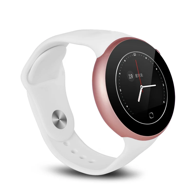 Новые модные женские Смарт часы цвета розового золота с Bluetooth мониторингом