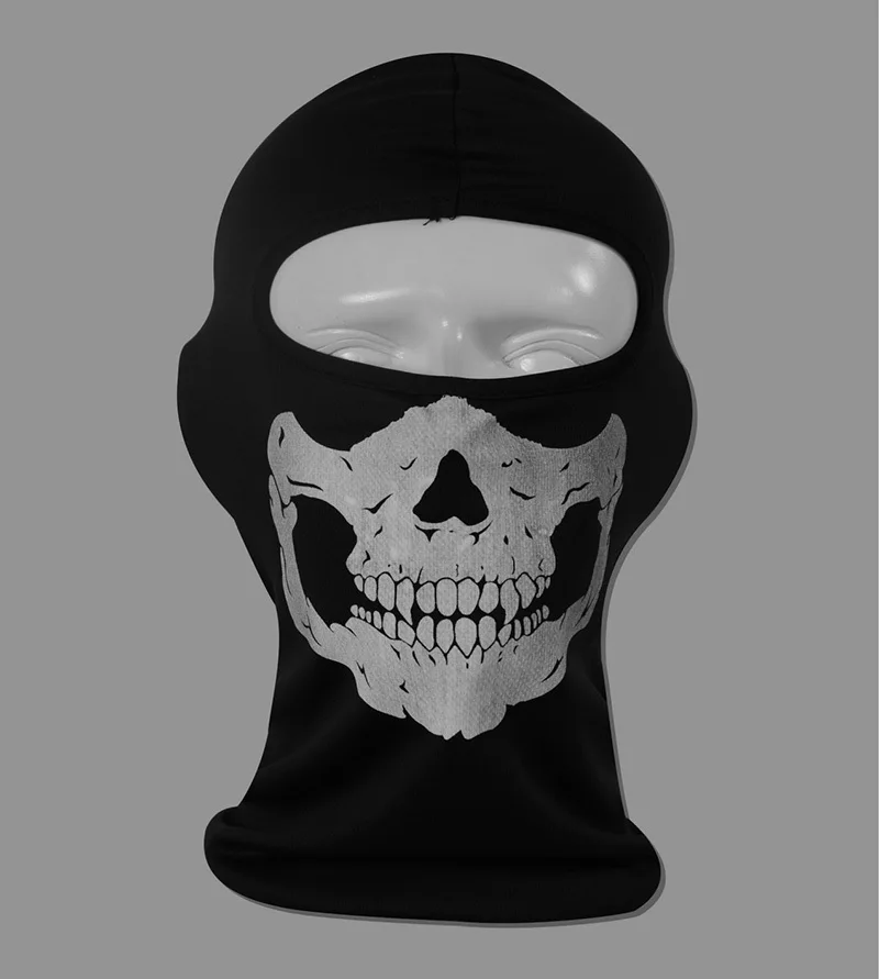 Горячая распродажа Открытый Тактические Призрак Череп уход за кожей лица маска