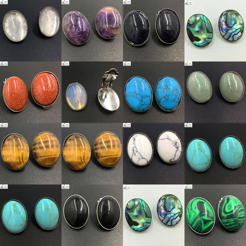 Овальные серьги подвески с кристаллами сердолаин тигровый глаз золотой камень