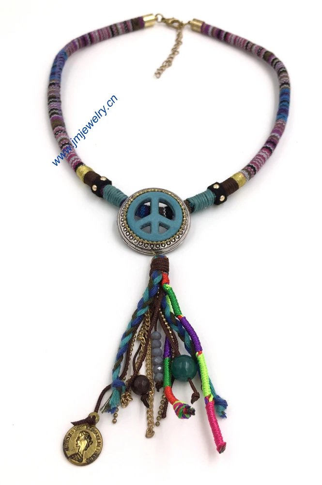 ?? 2016新しいデザイン高級choker声明よだれかけ首輪ネックレスボヘミアンネックレスヴィンテージ層ネックレスビーズタッセルペンダント