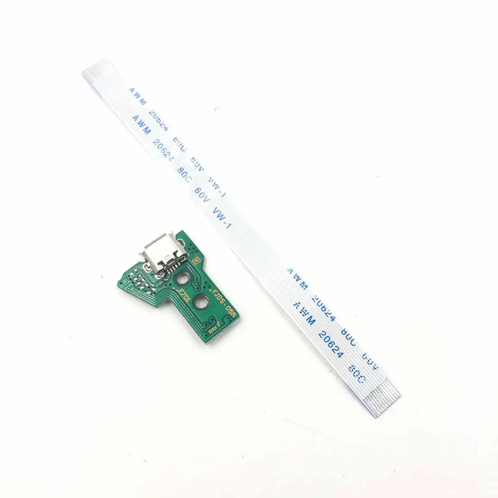 Разъем USB для зарядки контроллера PS4 12 контактов JDS 055|Запасные части| |