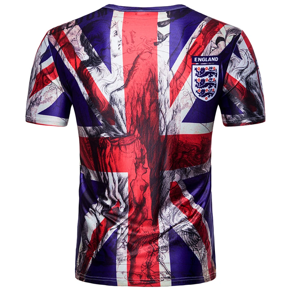 2018 Англия вентиляторы футболки новые мужские в хипстерском стиле короткий рукав