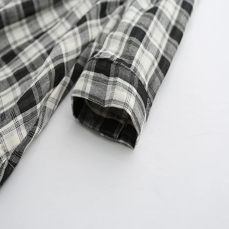 Hurave/повседневное платье в клетку для маленьких девочек детское с длинными