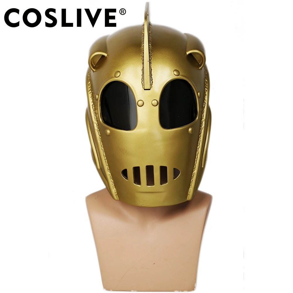 Coslive 2019 Хэллоуин косплей Rocketeer Клифф секорд шлем люкс Смола полная голова Маска