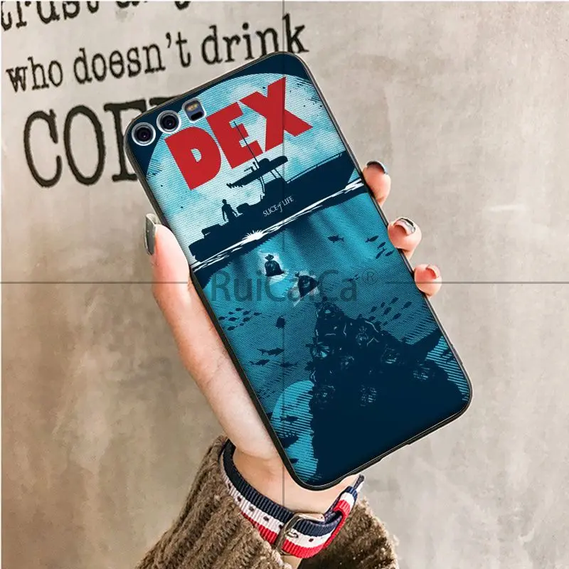Чехол Ruicaica Dexter Keep Calm and Let Deal из мягкой резины для телефона Huawei Mate10 Lite P20 Pro P9 P10 Plus View