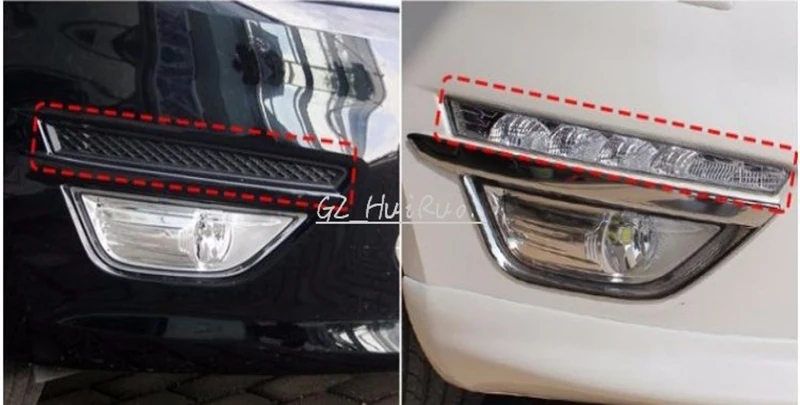 Для 2011~ 2013 Ford MONDEO 2x светодиодный DRL Вождения Дневные ходовые дневные Противотуманные фары светильник