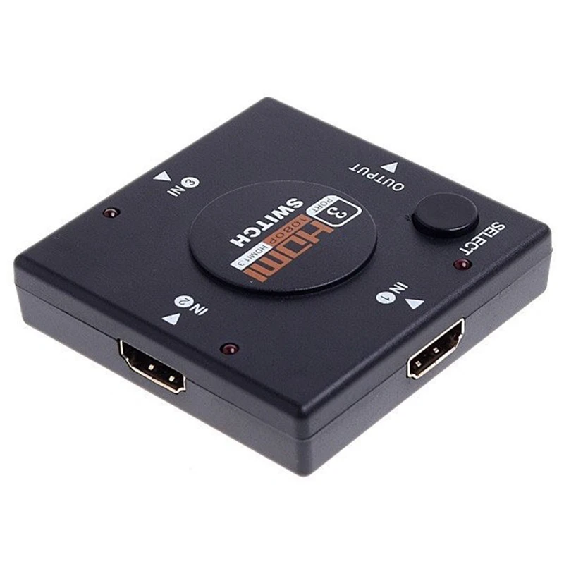 Larryjoe Full HD 1080P Mini 3 порта HDMIv1.3 порт HDMI коммутатор разделитель Vedio усилитель для DVD PS3, Xbox 360