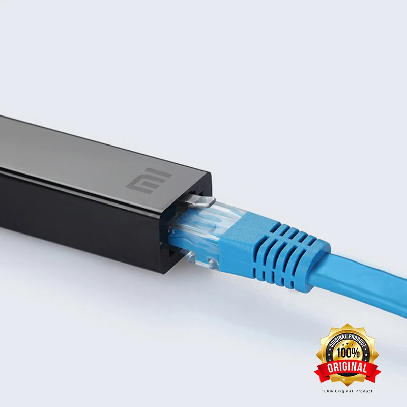 Оригинальная внешняя быстрая Ethernet карта Xiaomi USB RJ45 Mi 2 0 к кабелю LAN адаптер 100 Мбит/с