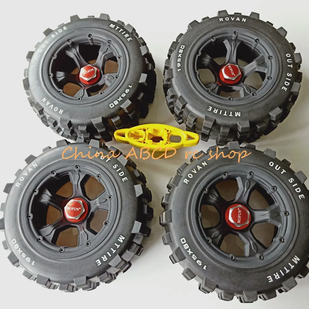 Колесные шины Knobby + колесная гайка инструмент для Traxxas X-maxx 1/5 rc | Игрушки и хобби
