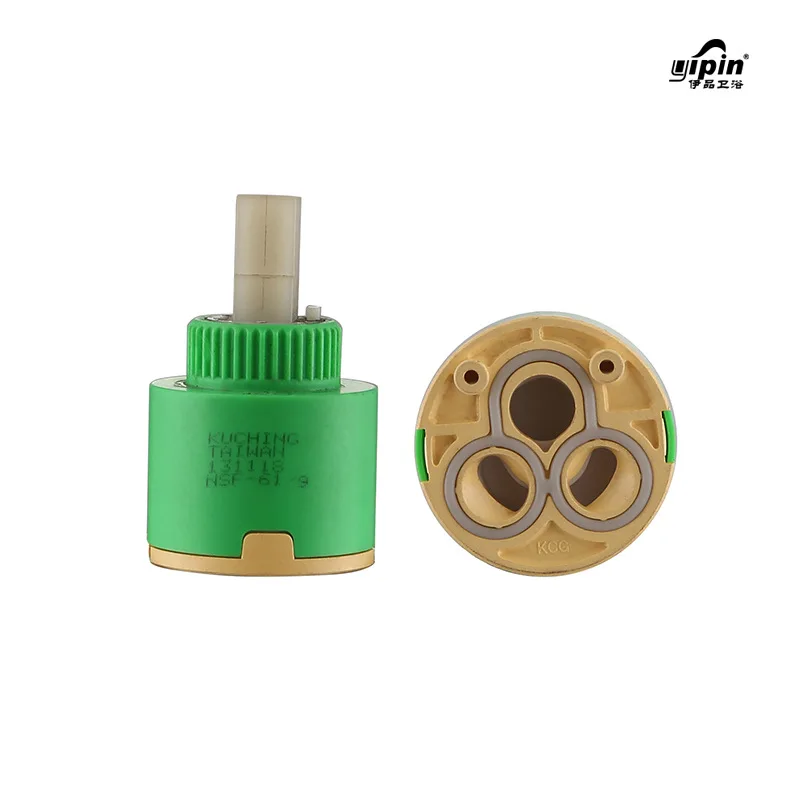 Кран для раковины Мозаика из чистой меди с отделкой розой и натуральным нефритом для ванной комнаты оптом от производителя.