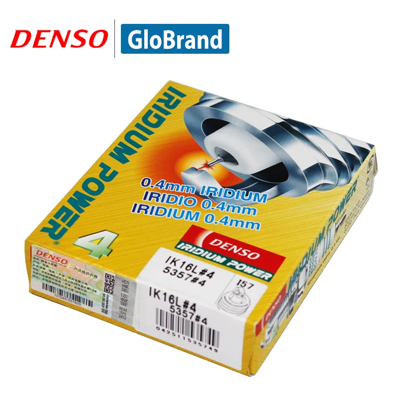 Автомобильная свеча зажигания DENSO для Honda Accord Jeep Cherokee 2500 4000 4700 Odyssey Fengxing Lifan Iridium IK16L