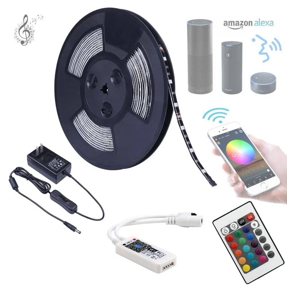 WIXURE Wi Fi RGB светодиодный свет Газа музыка синхронизации Дистанционное Управление