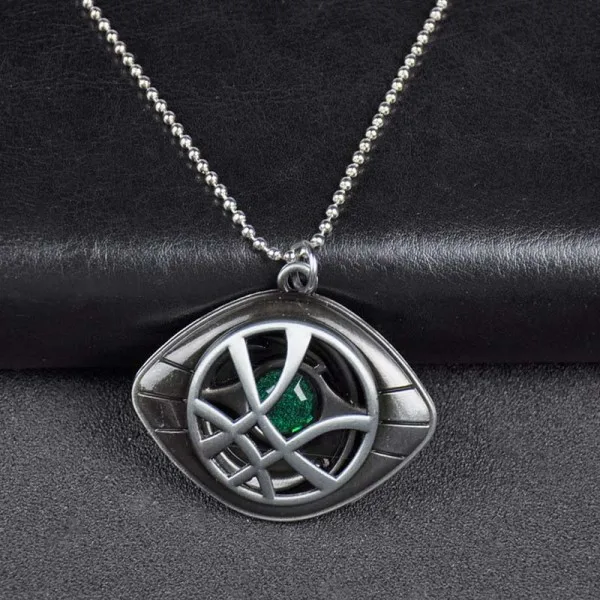 Necklace2 Marvel Мстители Бесконечность войны Доктор Стрэндж брелок кристалл глаз агаматто кулон брелок автомобильный ювелирный держатель ключей - Цвет: Necklace2