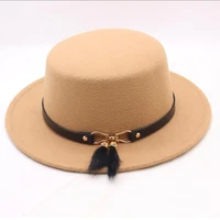 suogry new fashion women winter hats cashmere hats mixes polyester spring beanies women cap wide brim hats flat cup female hats