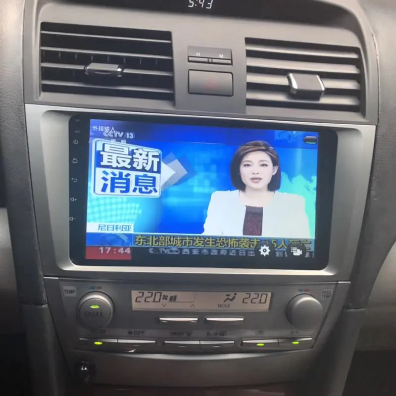 Автомобильный медиаплеер LEEWA 9 дюймов большой HD экран Android 6 0 четыре ядра GPS Navi