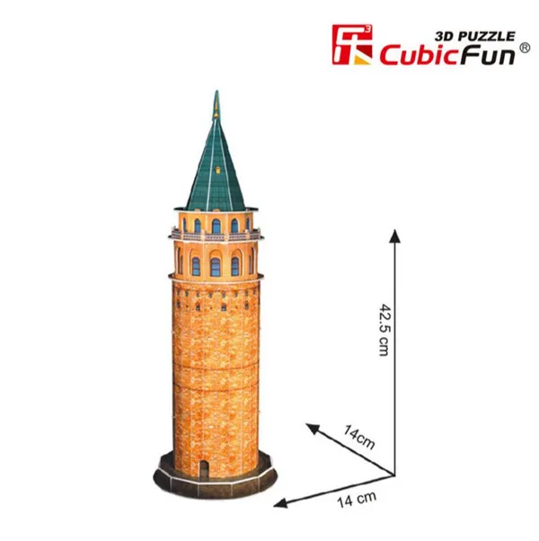 Турецкая стамбольская Башня Галата из Христа 3D модель пазла | Игрушки и хобби