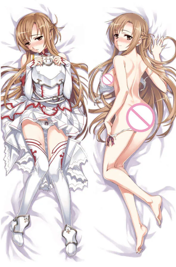 Sword art online(SAO) персонажи Аниме Сексуальная девушка Асуна наволочка пистолет Гейл онлайн GGO наволочка для тела