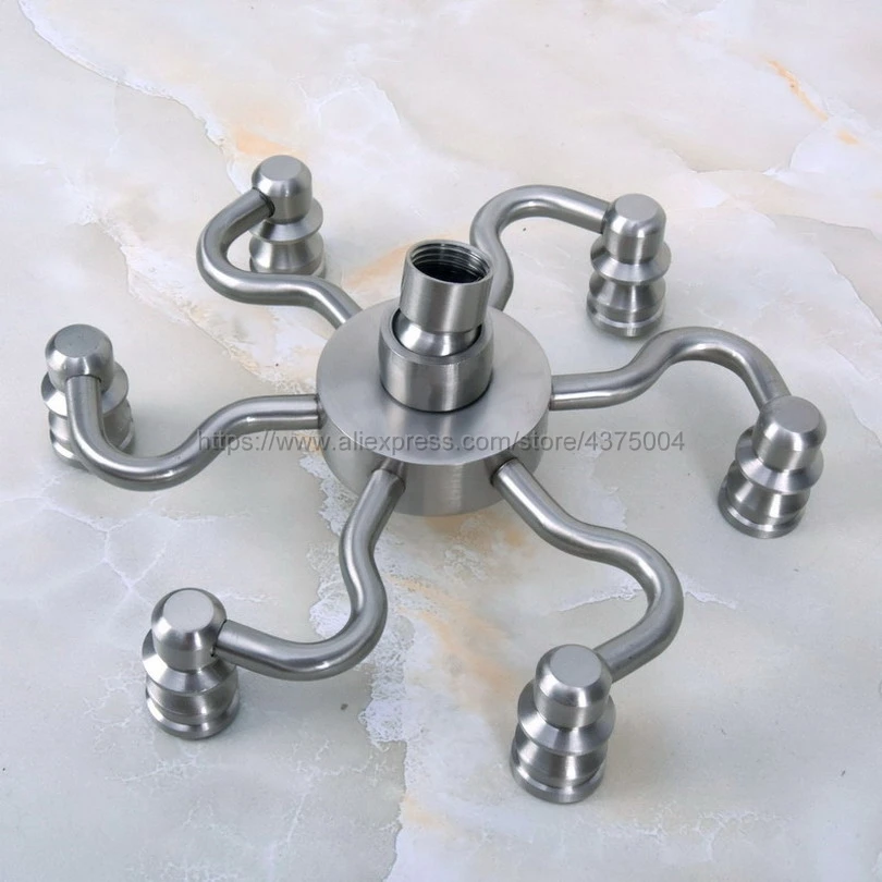 8 дюймов матовый никель современный стиль душевая головка для дождя латунь душ