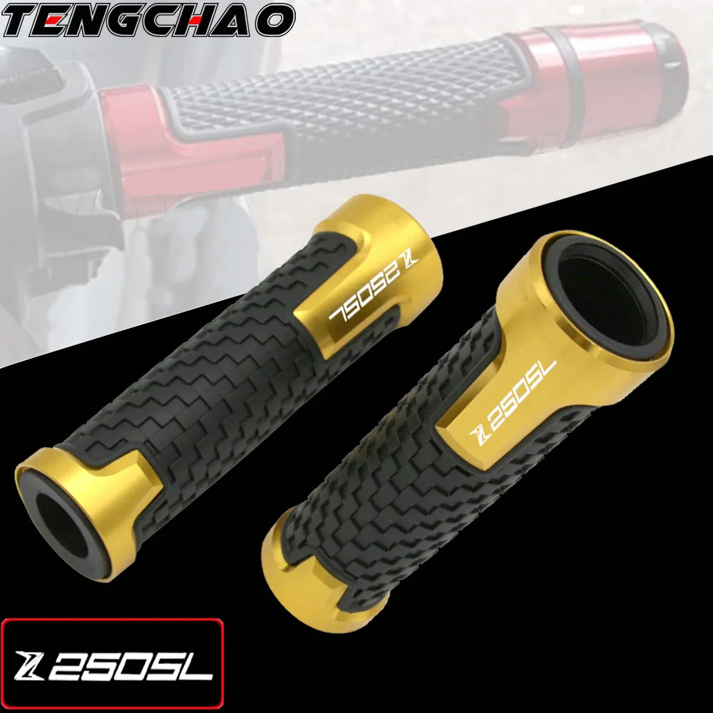 Мотоциклетные ручки 22 мм резиновые алюминиевые для мотоцикла с ЧПУ KAWASAKI Z250SL Z250 SL Z