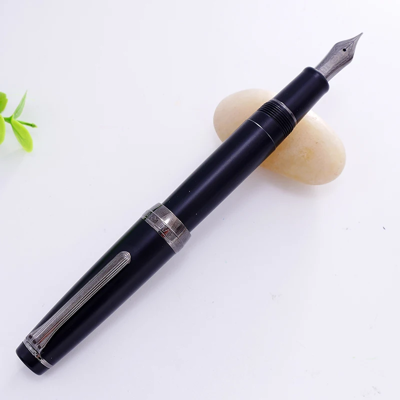 Японский Сейлор гринд черный 21 к золото точечный ровный Подпись Бизнес ручка и