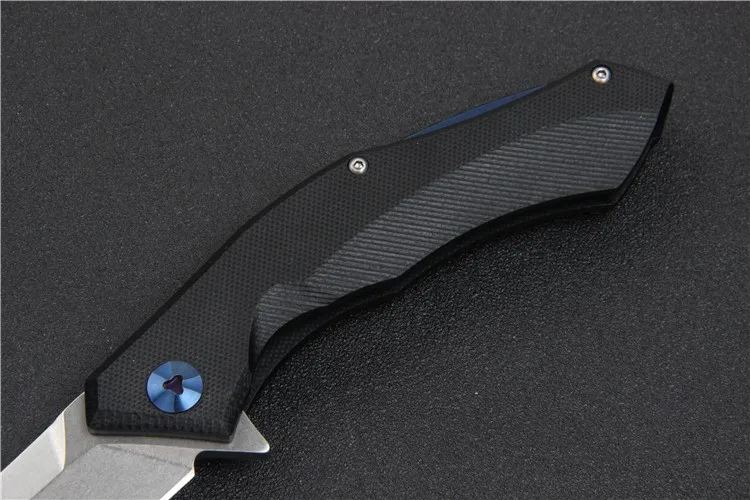 Новый тактический складной нож D2 Blade G10 ручка синяя луна открытый выживания