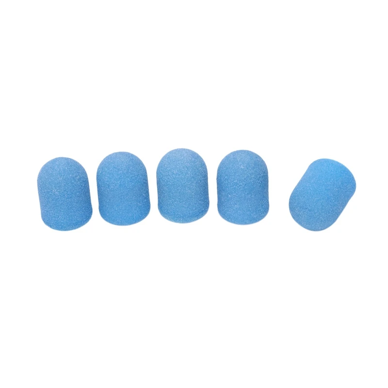 Blue C 50 шт. розовые шлифовальные ленты для ногтей, сверло для ногтей, Машинка для маникюра и педикюра, аксессуары для дизайна ногтей, резиновая оправка - Цвет: Blue C