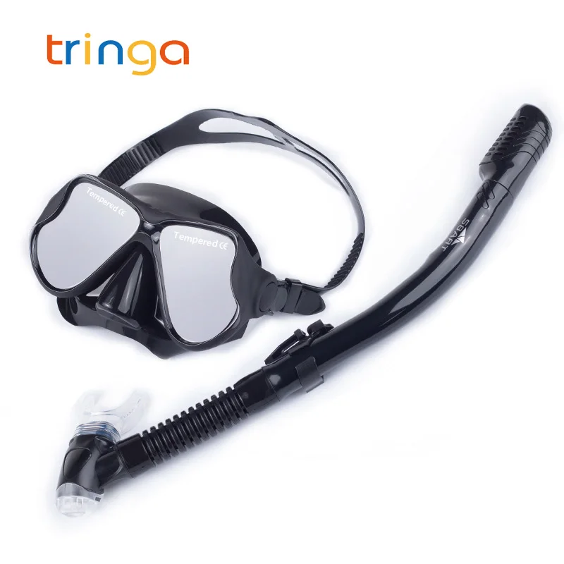 Профессиональная маска для подводного плавания взрослых противотуманные очки с