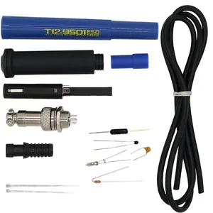 Ручка для пайки 4C5C 9501, набор для самостоятельной сборки, для светодиодной паяльной станции T12 STCSTM32 O со светодиодсветодиодный цифровым контроллером, с шариком и ртутным переключателем