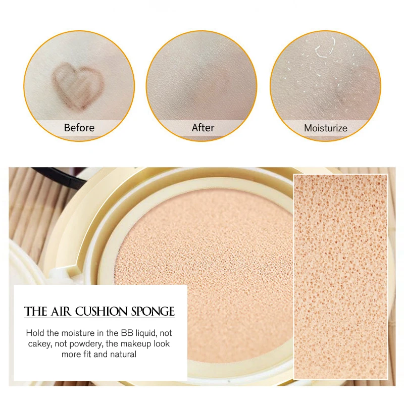 ROREC Air cushion BB крем изоляция bb телесный консилер Жидкий тональный праймер покрытие