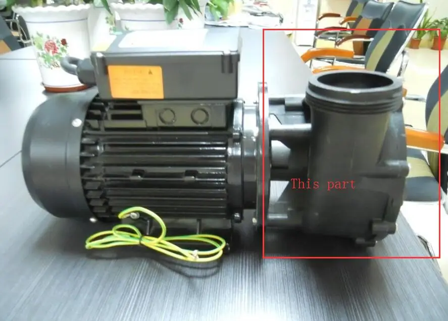 Полностью влажная торцевая часть насоса LX LP300 включая корпус крышку крыльчатку