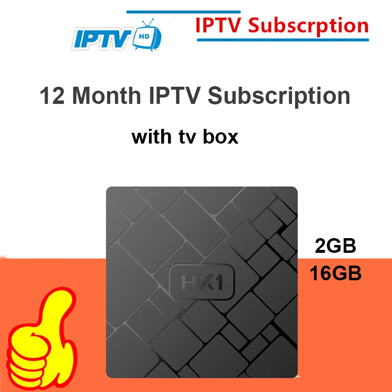 HK1 2G 16G Android tv Box арабский Германия IP tv M3U Великобритания французский итальянский Испания индийский Албания Турция для MAG25X Smart tv - Цвет: 12M IPTV with TV Box