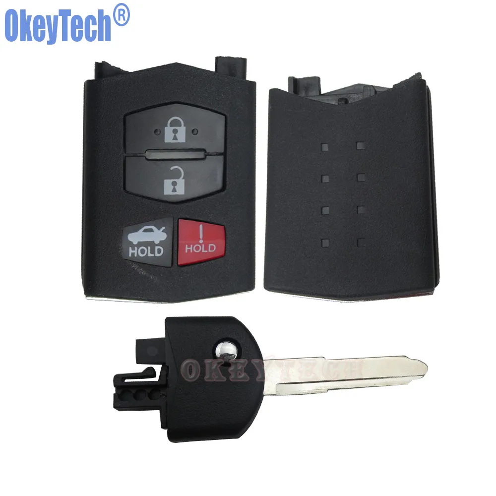OkeyTech 4 кнопочный складной откидной пульт дистанционного управления чехол для