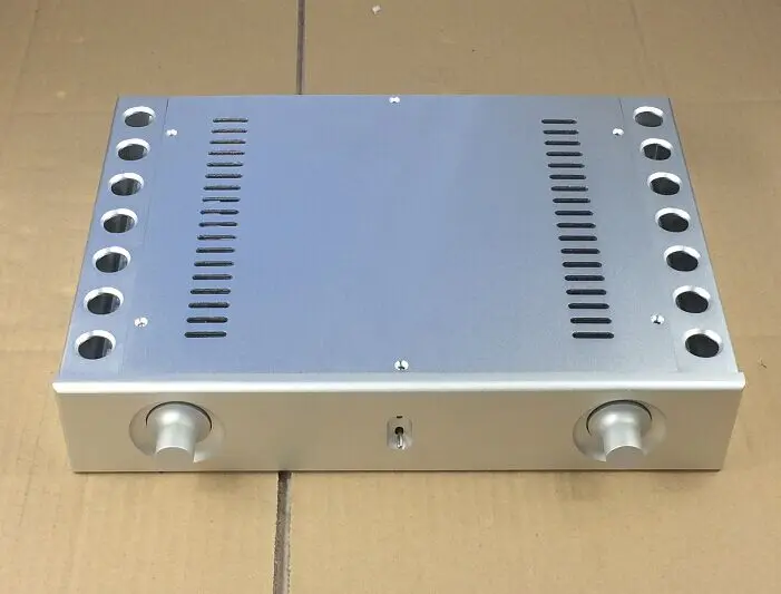 

BZ3206A серебряный DIY коробка все алюминиевый корпус AMP шасси чехол